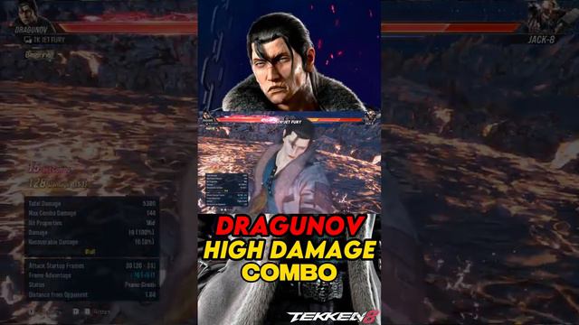 Tekken 8 Dragunov New High Damage Combo