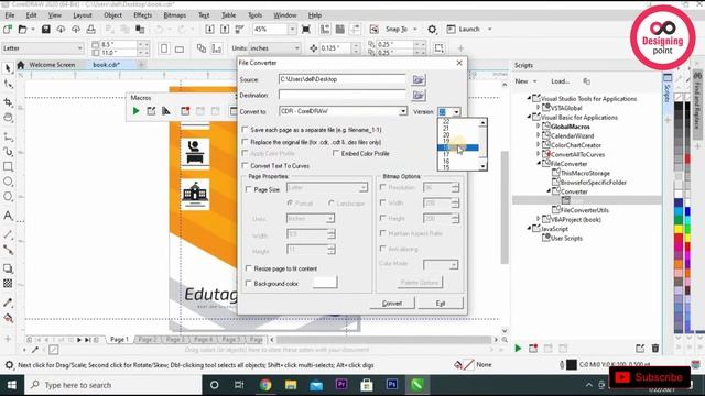How to curve font multiple pages file in corel draw смотреть онлайн