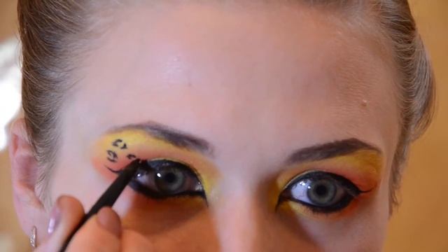 Леопардовый макияж / Leopard makeup tutorial