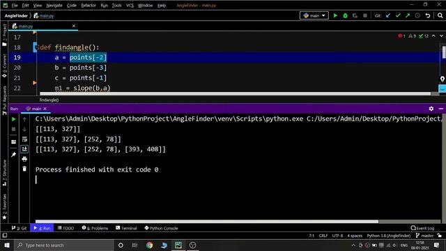 Find Angles using OpenCV | Mini Project using Python and OpenCV