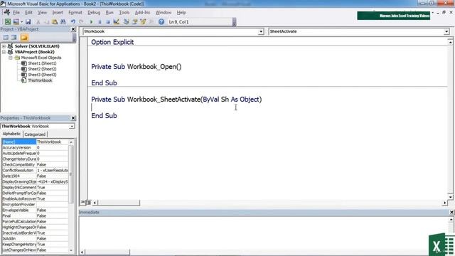 30. How To Create An Event || VBA Tutorial || Lecture || Microsoft Excel ||