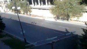 Кортеж Ильхама Алиева в Баку. Азербайджан.mp4