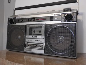 RARE VINTAGE HITACHI TRK-8270HC BOOMBOX GHETTOBLASTER-ЯПОНИЯ.
