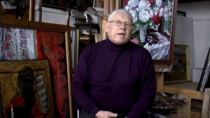 В мастерской художника Валерия Теплова #Валерий_Теплов #Мастерская_художника #Живопись