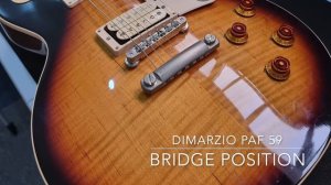 Les Paul Pickup Swap Gibson Burstbuckers vs DiMarzio PAF 59s