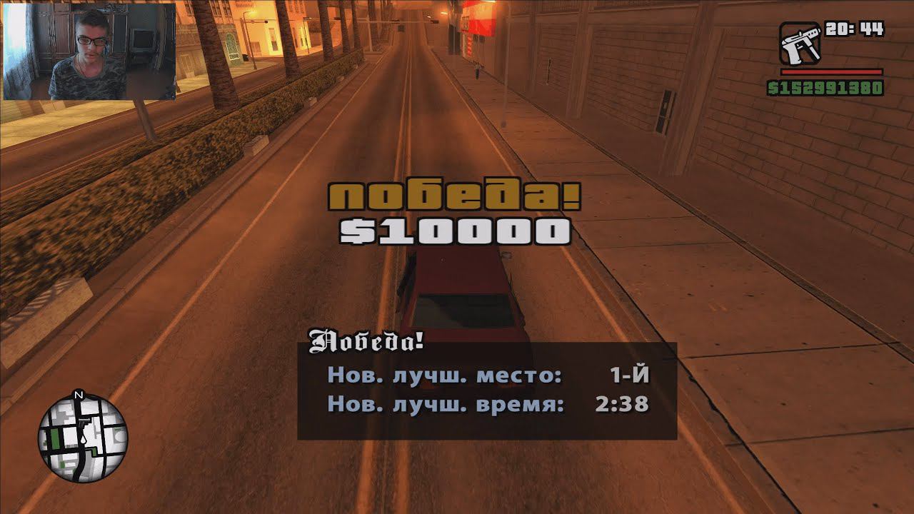 GTA San Andreas на 100%, #126: гонка "Вайнвуд" смотреть онлайн