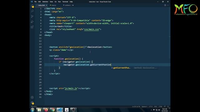 How to create Geolocation. | html5 | javascript | geolocation in bangla | geolocation in javascript