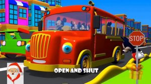 MICKEY MOUSE CLUBHOUSE | THE MICKEY MOUSE FAMILY | ON THE BUS GO ROUND AND ROUND