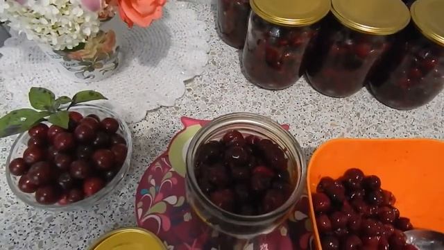 ВИШНЯ в собственном соку.Рецепты из вишни.