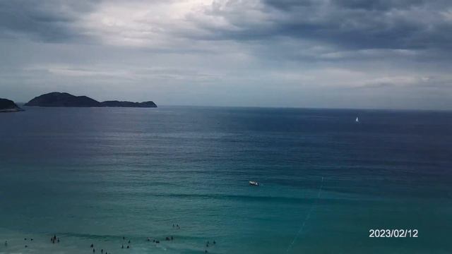 Sobrevoando a praia de Cabo Frio RJ 🌊Drone cfly faith 2 pro смотреть онлайн