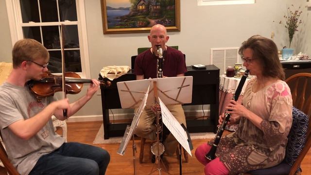 Eine Kleine Nachtmusik mvmt. III for Violin Clarinet and Bass Clarinet