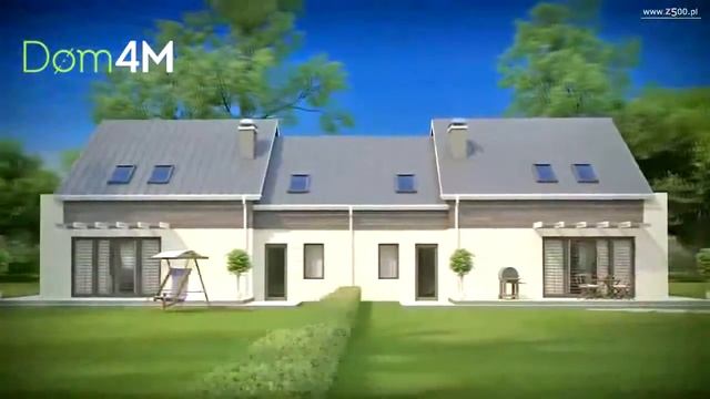 4M554 Проект симметричного дома на две семьи, 10 на 12 каждый смотреть онлайн