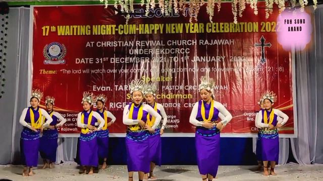 Competition dance by Kameng Tempa colony Youth on Eve of Happy New Year 2022. #NewYearcelebration