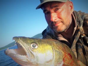 ТРОЛЛИНГ СУДАКА НА ВОЛЧИХИНСКОМ ВДХР.