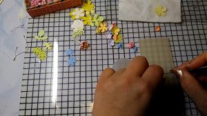 Быстрые мини-цветы для скрапбукинга своими руками