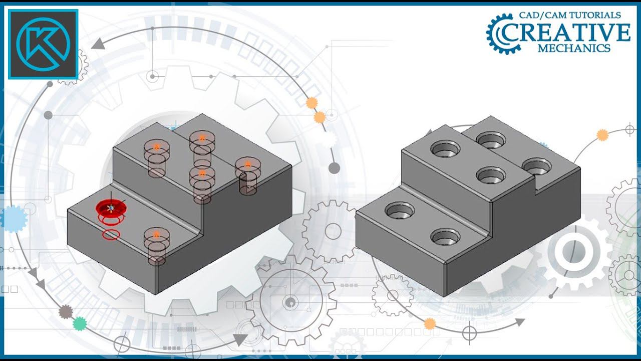 Уроки Компас 3D.Массив по точкам смотреть онлайн