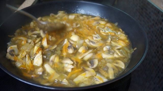 Гречка с грибами по-простому. Постный рецепт! смотреть онлайн