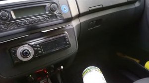 Чистка дренажного отверстия, испарителя skoda roomster, fabia etc.