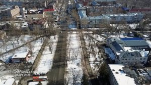 Самара с высоты птичьего полета. Поселок Управленческий