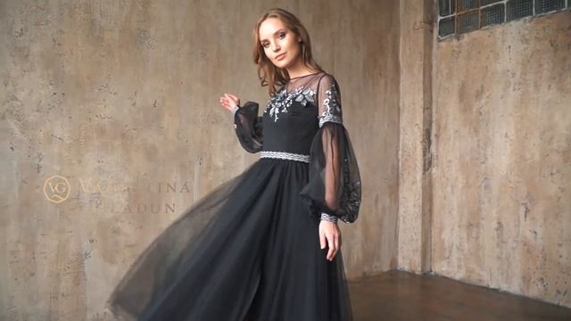 ЧЕРНОЕ ВЫПУСКНОЕ ПЛАТЬЕ БОХО VIV'ENE NOIR смотреть онлайн