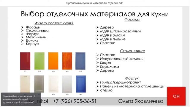Эргономика кухни