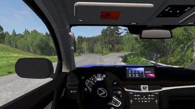 BeamNG.drive - Lexus LX570 Sport 2021 - Car Show Test Drive Crash . 4K 60fps. смотреть онлайн