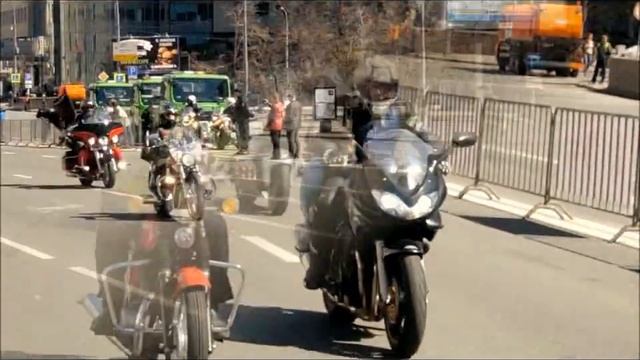2017 - Москва. Город для мотоциклистов. Впервые. Старт с проспекта Академика Сахарова. смотреть онлайн