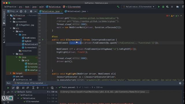 Selenium 4 - Relative locators withTagName