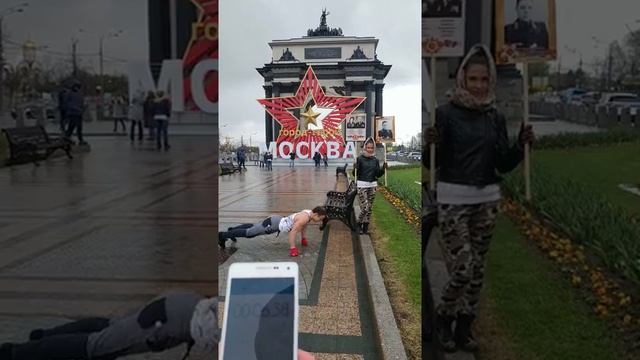99 отжиманий на кулаках посвященных Дню Победы смотреть онлайн