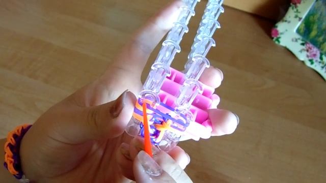 Плетение из резинок Браслет Русалочка. смотреть онлайн