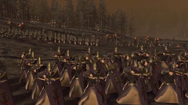 War in Naggaroth - DARK ELVES vs OGRE KINGDOMS - Total War: Warhammer 3 Cinematic Battle смотреть онлайн