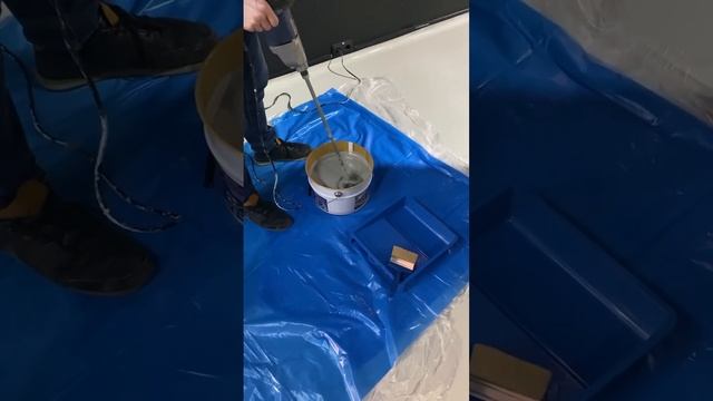 Эпоксидный пол без запаха за 24 часа.Наливной  или окрасочный Finlux f-1240 Своими руками