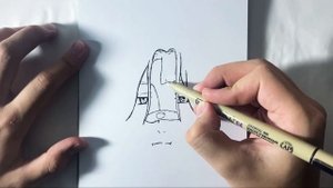 Как нарисовать Ланга из Скейт бесконечность