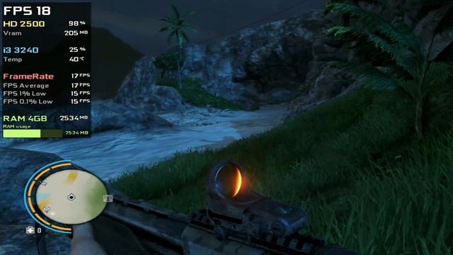 Far Cry 3 on Intel HD 2500 / Core i3 3240 & 4GB RAM смотреть онлайн
