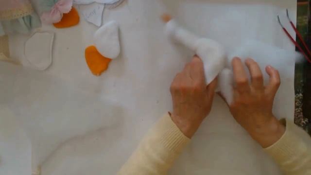 Oca De Tela. Como Hacer Oca De Tela .Мастер класс как сделать гуся. Мастер-класс Parte7