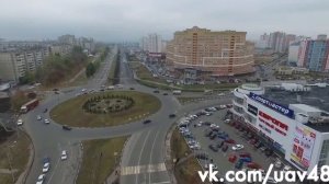 Липецк ул. Катукова - аэросъёмка, функция "follow me"