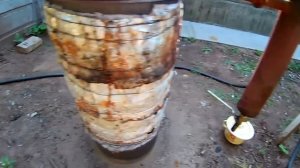 Закачиваем поролоновый газ в баллон для тестирования на авто