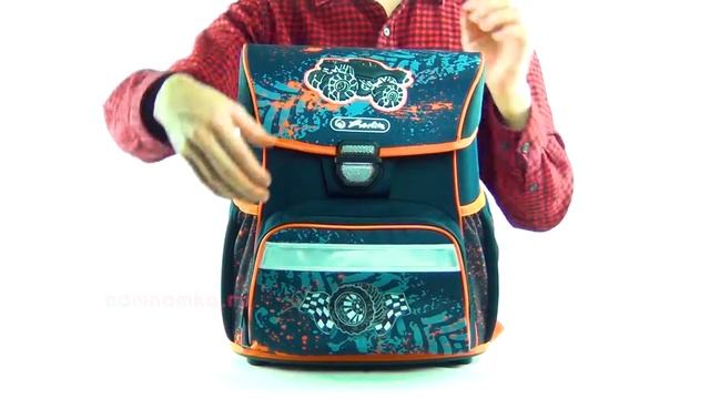 Ранец для школьника Herlitz Loop Red Monster Truck смотреть онлайн