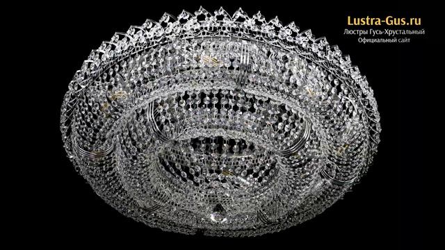 Хрустальная люстра «Двойное Кольцо Классика» - Гусь-Хрустальный завод