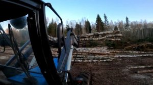 Кун или нож на МТЗ 82? Штабель, как считать круглый лес?