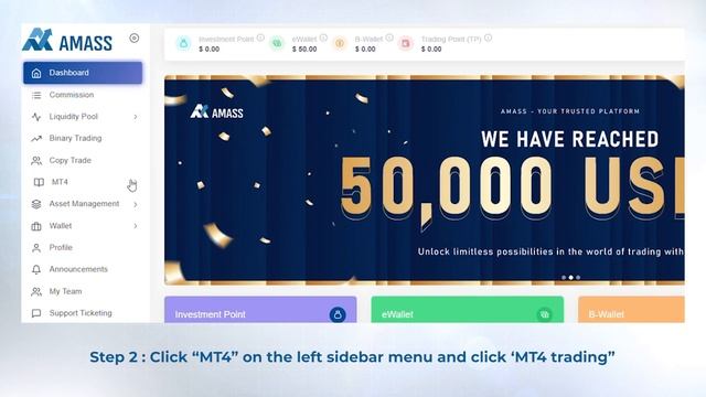 How to withdraw funds from MT4 to the AMASS Platform? смотреть онлайн