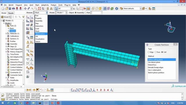 Moment Rotation Curve in Abaqus смотреть онлайн