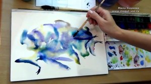 Байкальские рыбки. Акварель