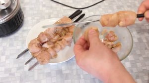 Электрошашлычница. Как приготовить куриный шашлык в электрошашлычнице.