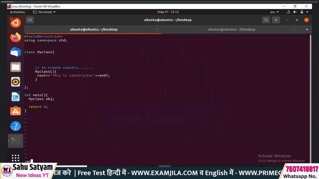 CLASS 22 | A Level A5-R5 | Constructor In C++ | C++ FULL COURSE 2023 | Data Structure through oop