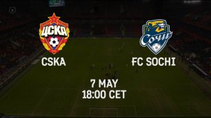 CSKA vs FC Sochi | May 7 | RPL 2021/22