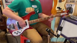 1976 Rickenbacker 4001 electric bass guitar