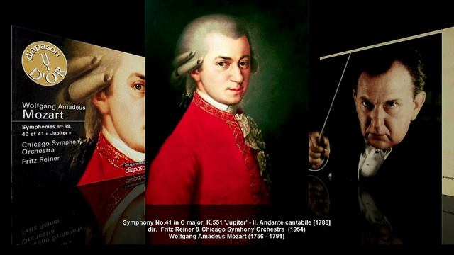 W.A. Mozart - Symphony No.41 in C major, K.551 (dir. Fritz Reiner, Chicago Symphony Orchestra, 1954)