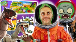 ДОКТОР ЗЛЮ И ЛЕГО ЗОМБИ ПРОТИВ РАСТЕНИЙ - КОСМОС И ДИНОЗАВРЫ В PLANTS VS ZOMBIES!