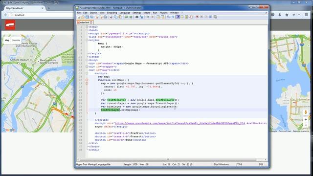 Google Maps Javascript API Tutorial   Traffic Layer